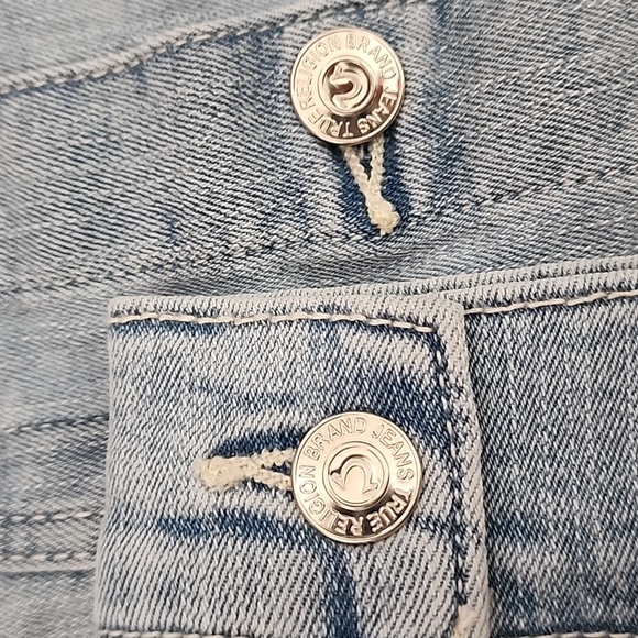 True Religion Denim Crop Jacket Stretch - Picture 9 of 13